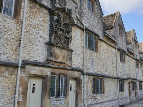 The original row of almshouses opened in  1668.
Image: CMS Group